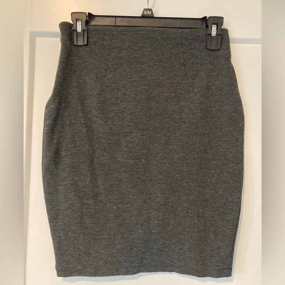 Forever 21 Pencil Skirt-Gray - Picture 2 of 3